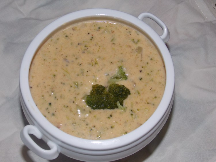 Gluten Free Cheddar Broccoli Soup